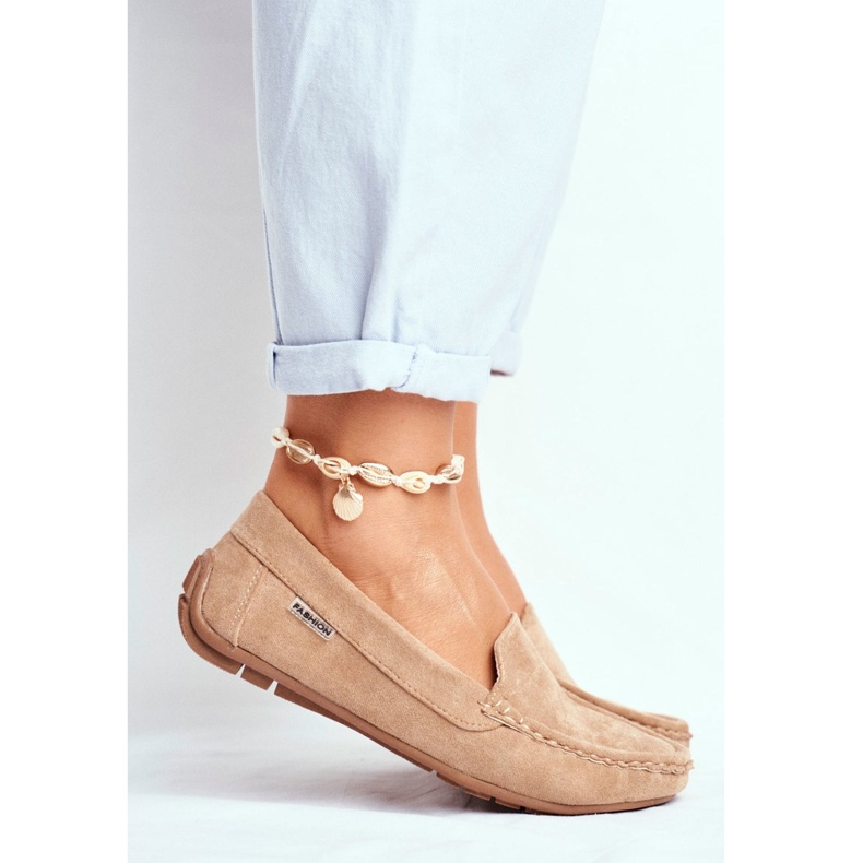 Evento Dam Loafers Beige Suede Morreno 2