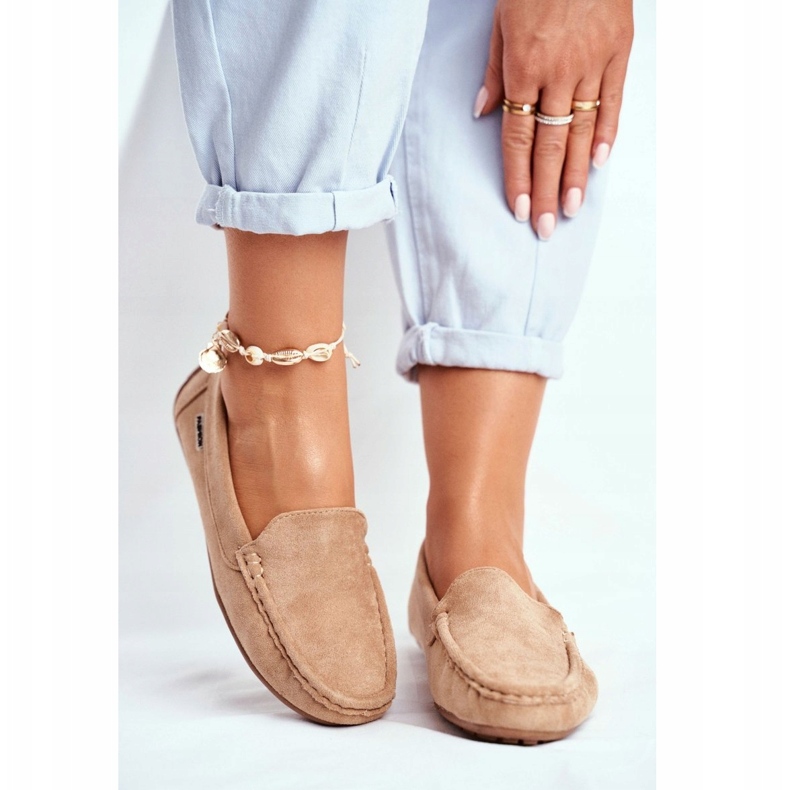 Evento Dam Loafers Beige Suede Morreno 1