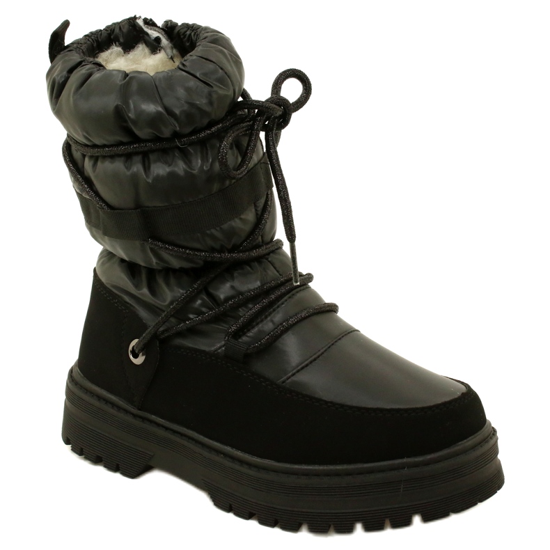 Waterproof Girls 'Snow Boots Miss Evento 23DZ23-6585 Black svart 1