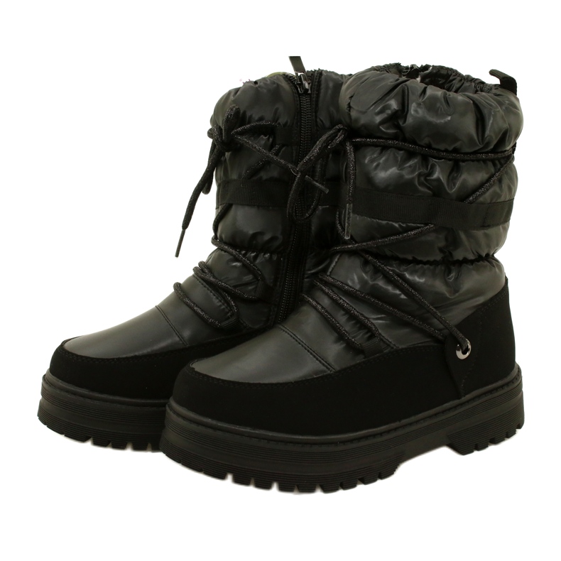 Waterproof Girls 'Snow Boots Miss Evento 23DZ23-6585 Black svart 3