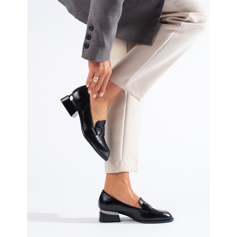 Svarta eleganta Shelovet-skor för kvinnor 1