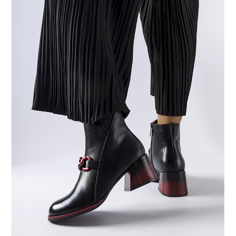 Svarta ankelboots Castione 58126 Svart 1