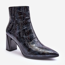 Patentboots S.Barski MR870-58 Marinblå 1