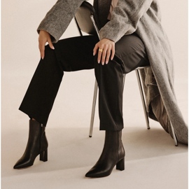 Marco Shoes Eleganta stövlar på stolpen svart 1