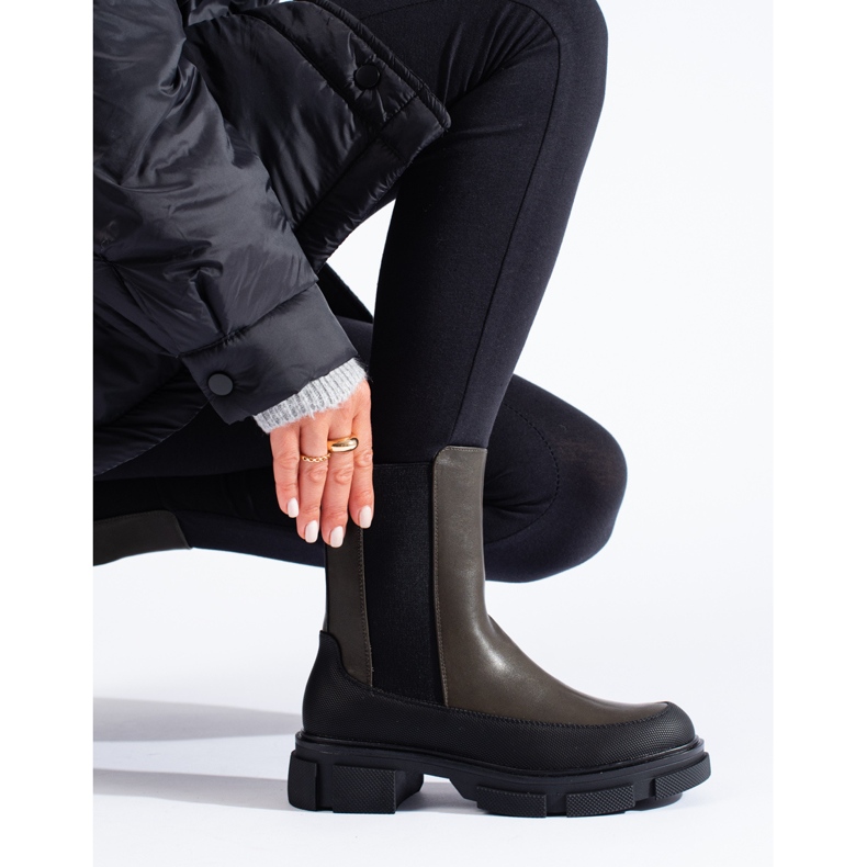 SHELOVET B20 High Slip-on Ankel Boots svart 1