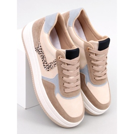 Boyd Khaki platåsneakers beige 1