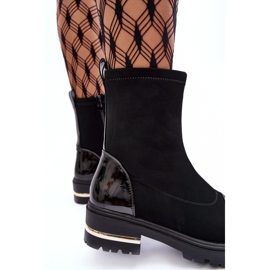 PS1 Läder Classic Flat Boots Svart Shendete 1