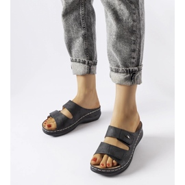 Evento Svarta Fréchette mulor med låg kil 1