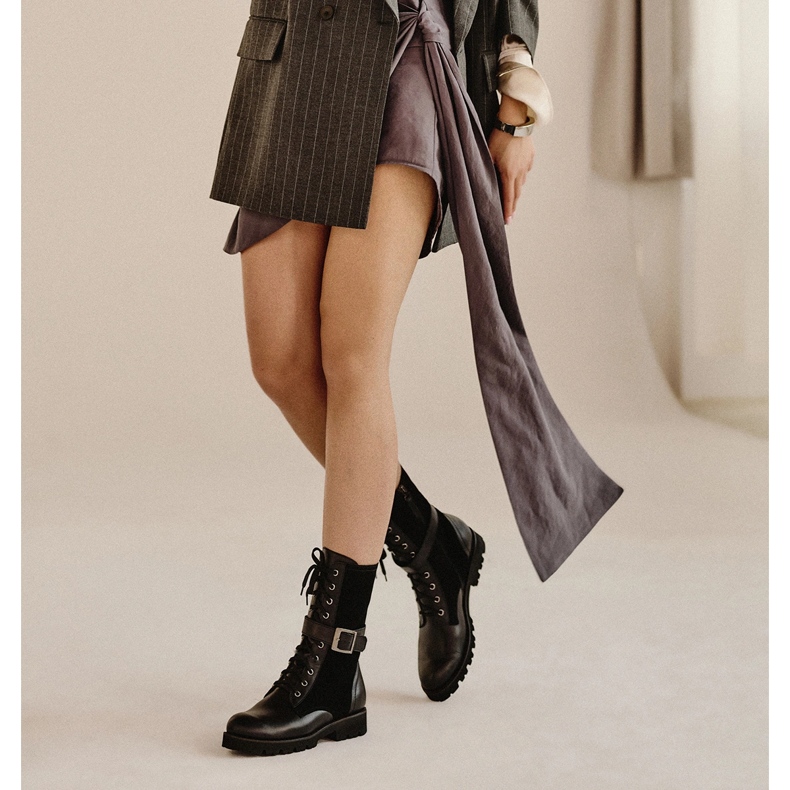 Marco Shoes Snörstövlar på lätt sula 2118B svart 1