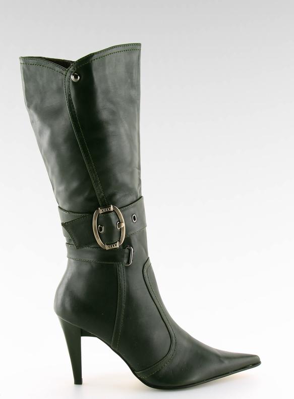 Smala stövlar 39817-3 Anis grön 1