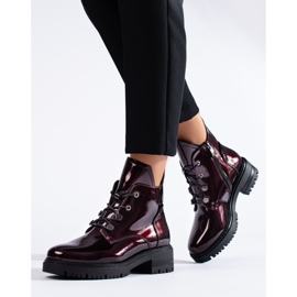 W. Potocki Vinröd lackade stövlar från Potocki 2