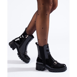 W. Potocki Damlackerade Jodhpur-stövlar Potocki svarta 1