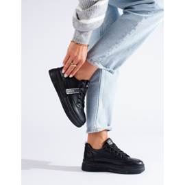 Svarta Shelovet platåsneakers 2