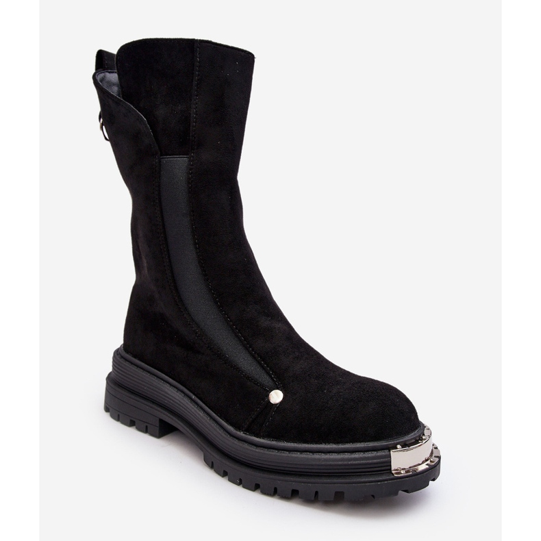 PS1 Mocka Isolerade Flat Boots Svart Palimra 2