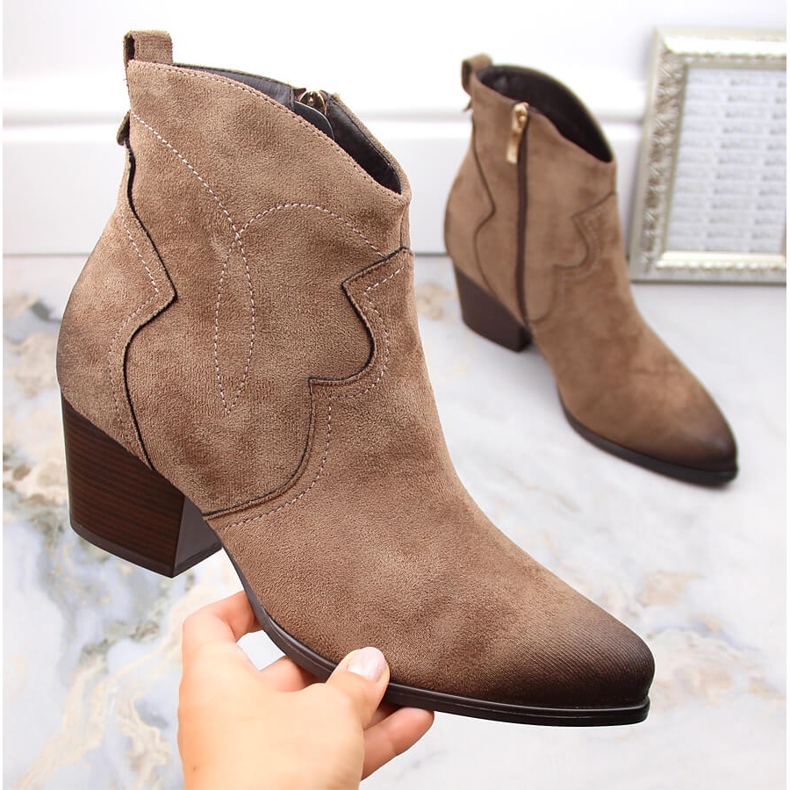 Damisolerade cowboystövlar brun Potocki SZ12186 1