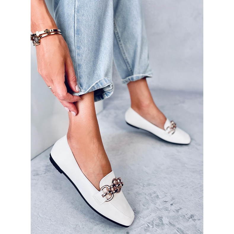 Loafers dam Bianca White vit 2