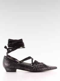 Ballerinor med band runt fotleden 391029-2 Noir svart 1