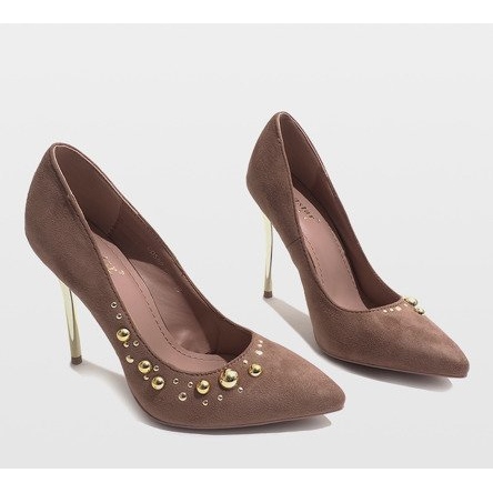 Rosa Velour Stilettos DD55P 1