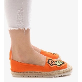 Orange espadriller L-1047 2