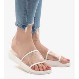 Vita transparenta tofflor 815 1