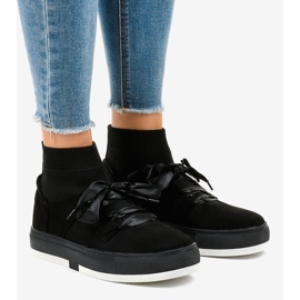 Svarta höga sneakers CH-95 band 1