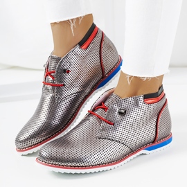 BM Klassiska silver jazzskor JFL654-2 1