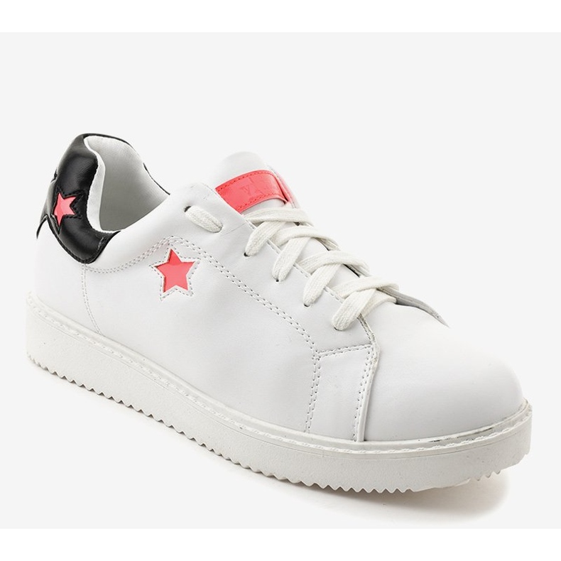 Vita sneakers rikt dekorerade 2189-23 svart 1