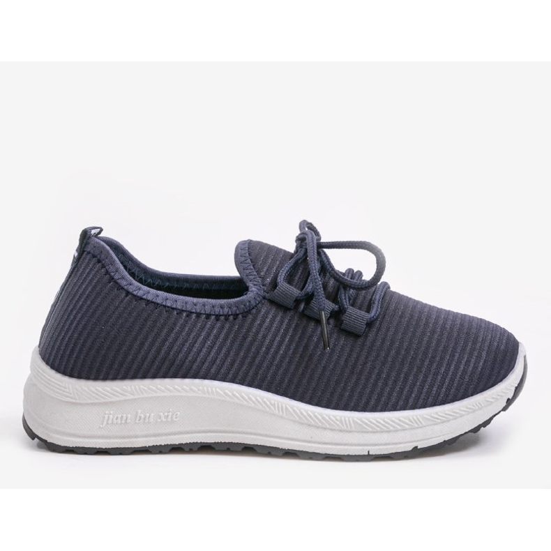 LR005-4 marinblå slip-on sportskor 1