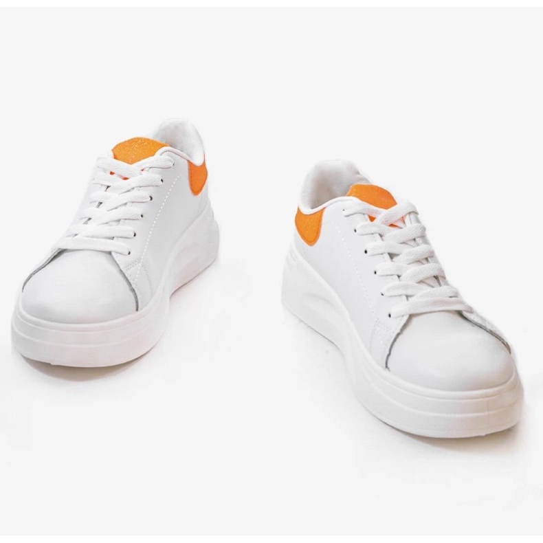 Vita blanka sneakers LLQ204-3 orange 1
