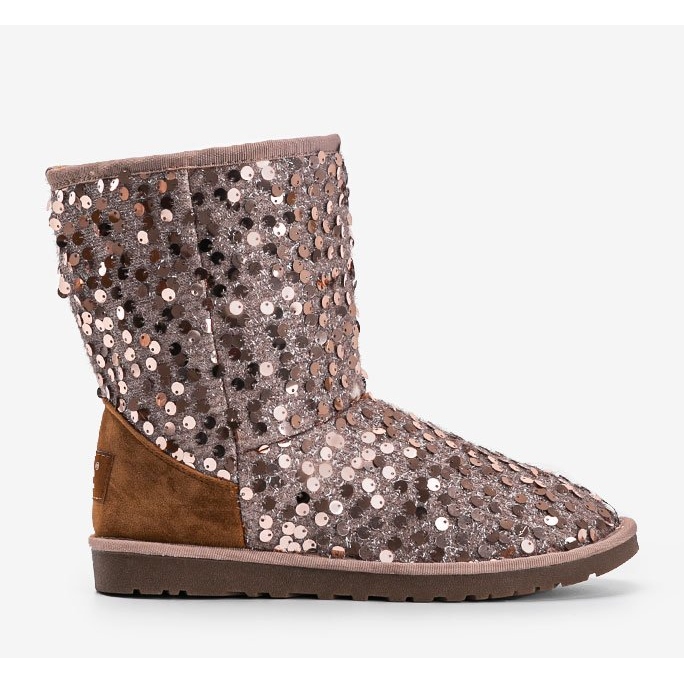 Beige isolerade stövlar emu Stouteyes brun 2