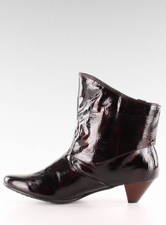 Stövlar med båge 5196-3V rödbrun 2