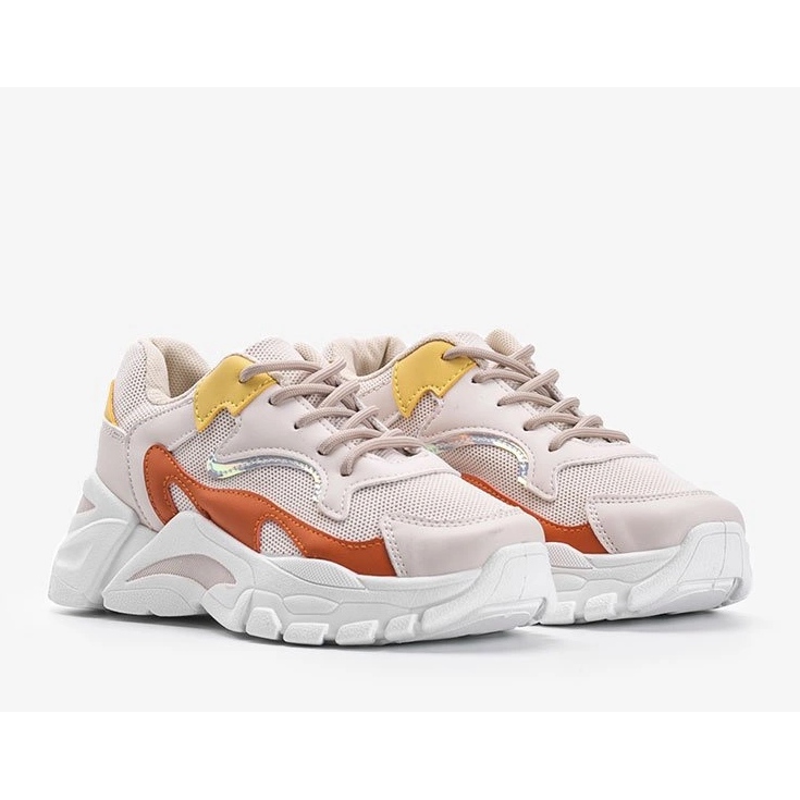 Lesly beige sportskor 1