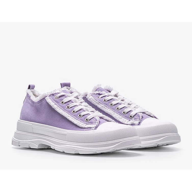Viola sneakers på en tjock Makenna -sula purpur 1