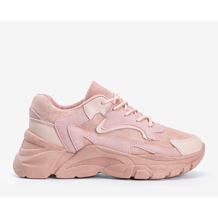 Abbie rosa eco-mocka sneakers 1