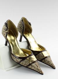 Pumpar med dekoration 51589-36 brun 1