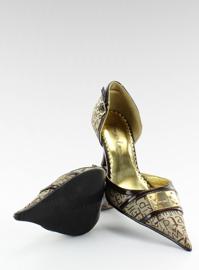 Pumpar med dekoration 51589-36 brun 2