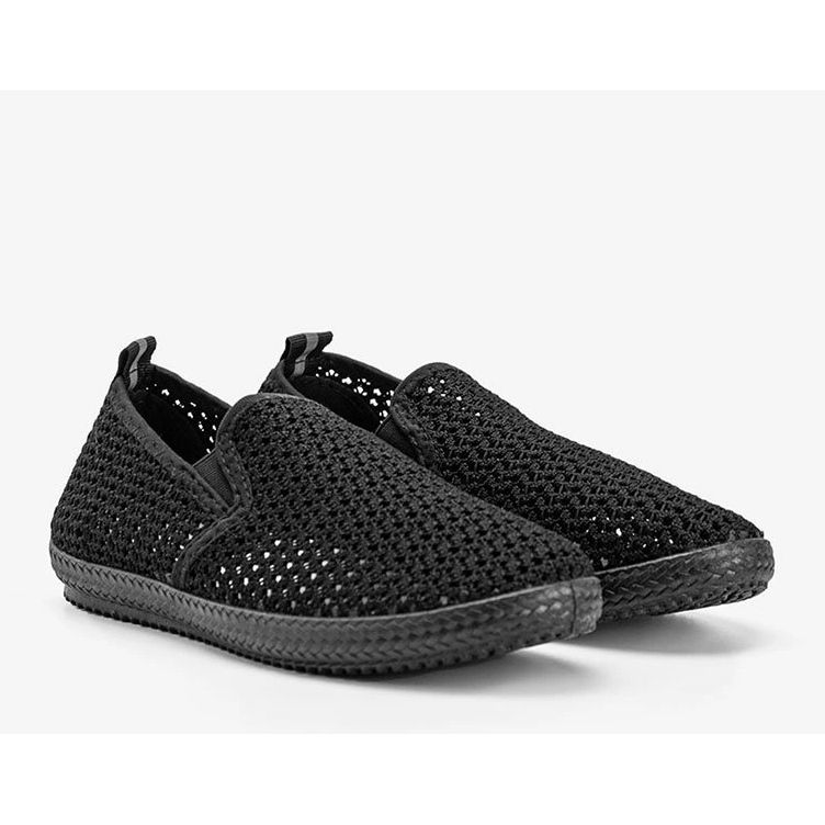 Mallory svarta openwork sneakers 1