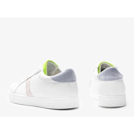 Pastell vita Estefani sneakers 1