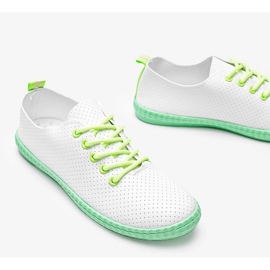 Låt mig vita genomskinliga sneakers 1