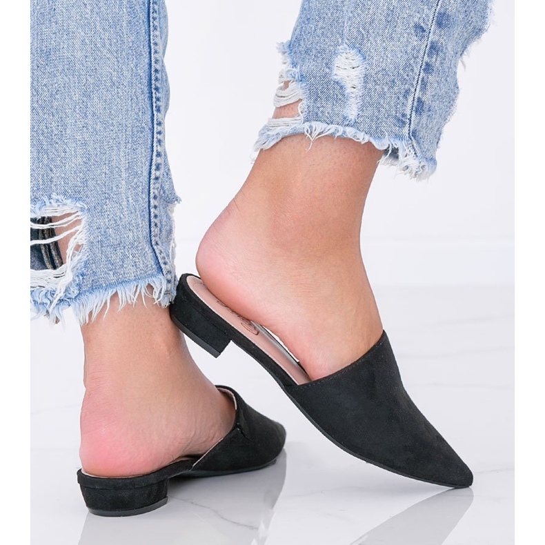 Svarta högklackade sandaler från Santiago 1