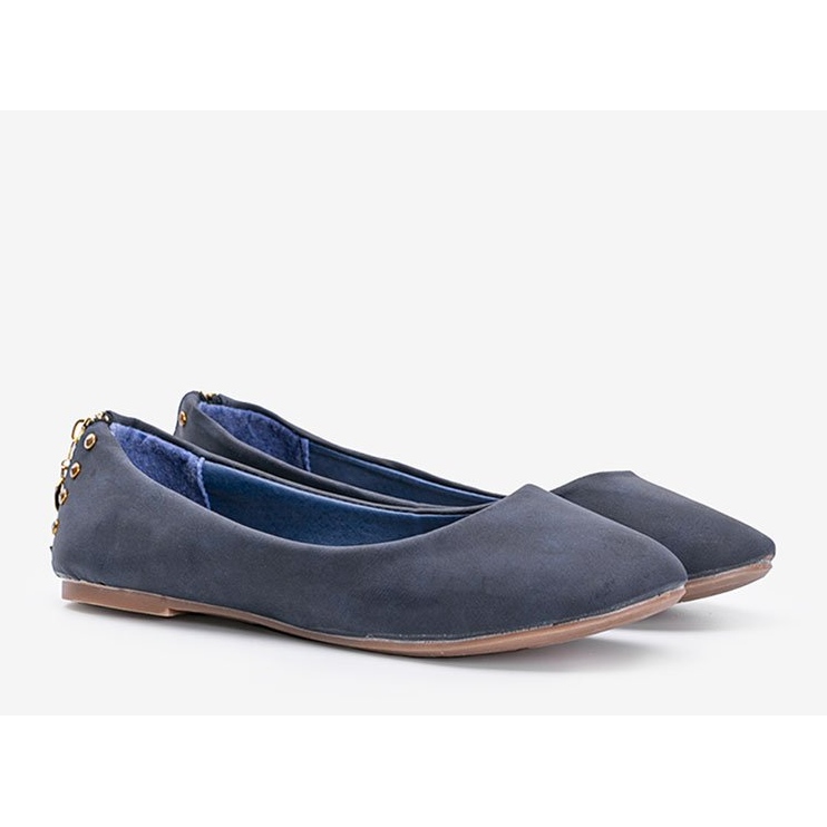 Navy Sixth Avenue ballerinor svart 1