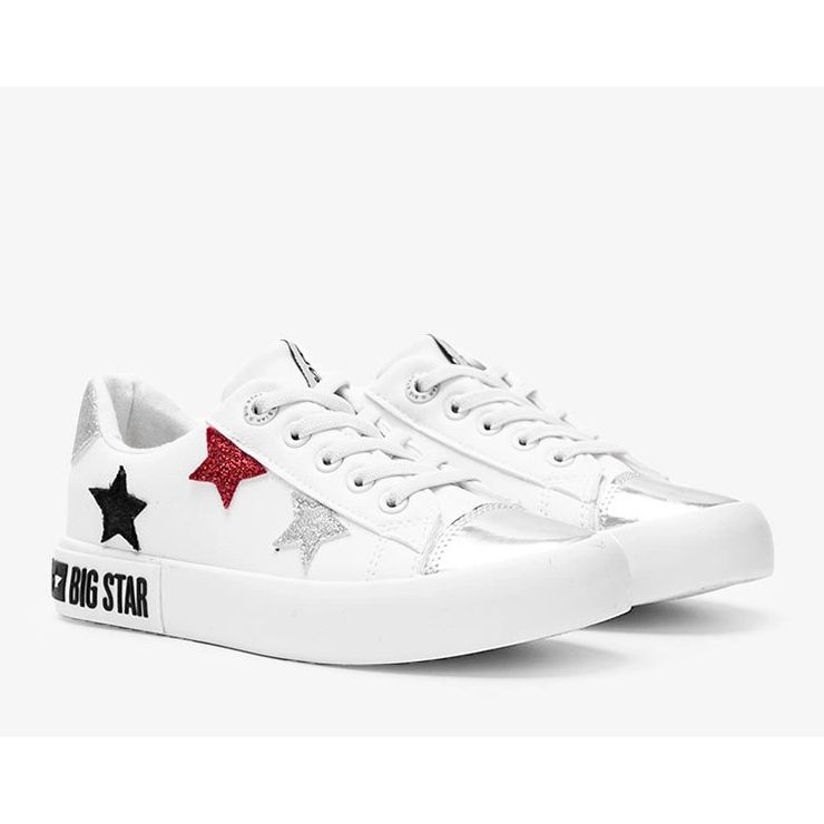 Big Star barn låga sneakers Light vit 1