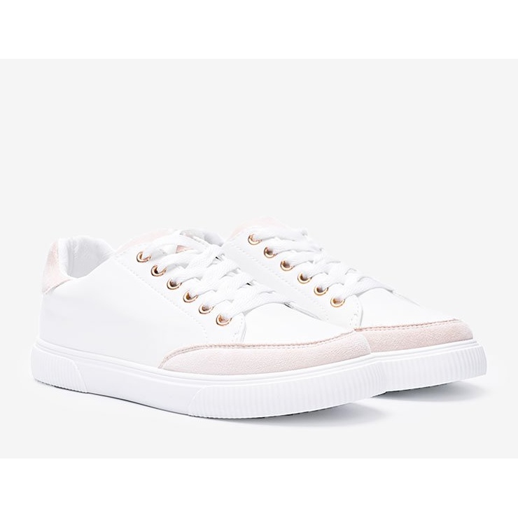Brighton vita och beige sneakers 2