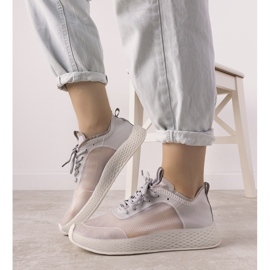 Alicante grå transparenta sportskor 2