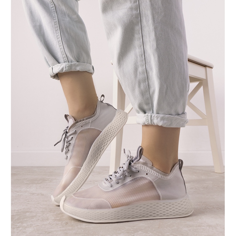 Alicante grå transparenta sportskor 2