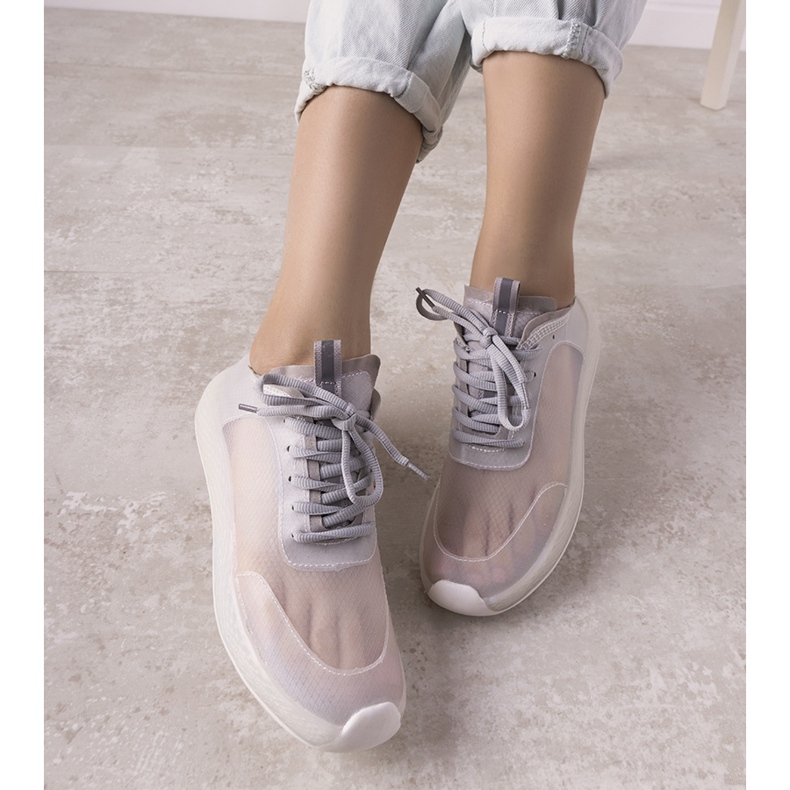 Alicante grå transparenta sportskor 1