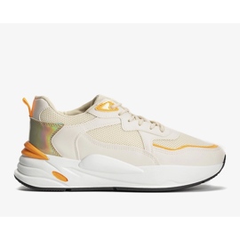 Adventa beige sneakers för kvinnor 1