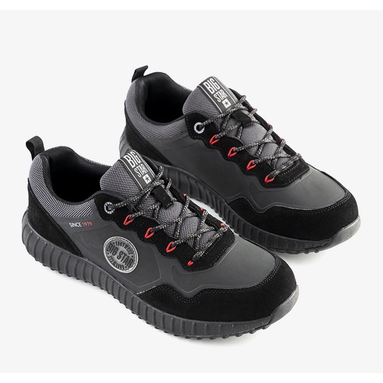 Big Star Black Florus sportskor för män svart 1