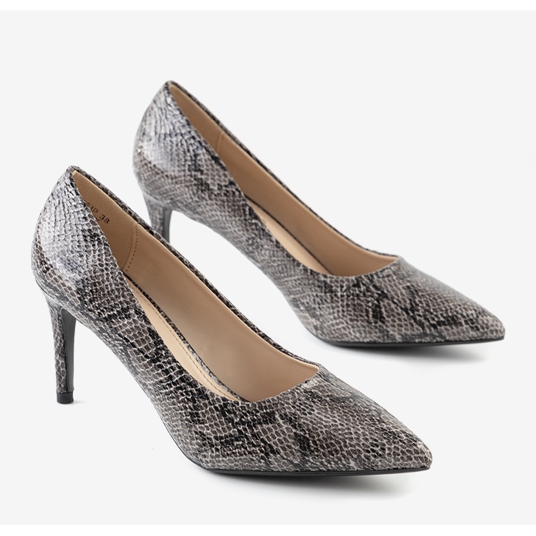 BM Svarta pumpar i Nickle ormskinnsmönster 1