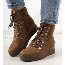 Carmona vinterkamel sneakers brun 1